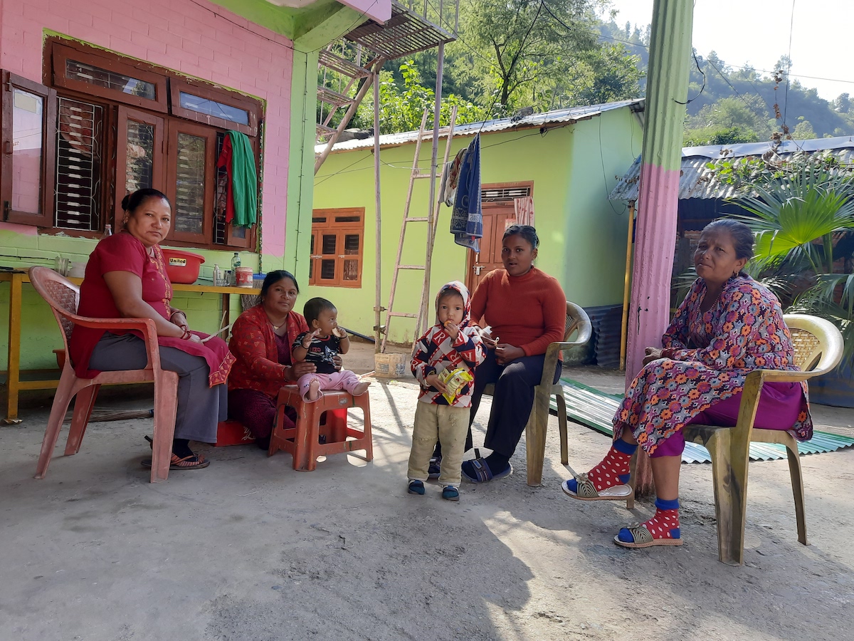 आँधीमुहानका माझी समुदाय। तस्बिर : युवराज श्रेष्ठ।